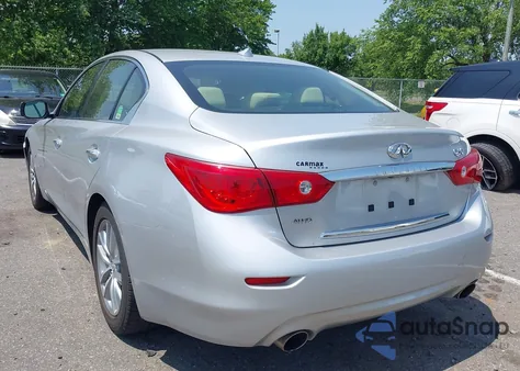 2015 Infiniti Q50 Premium from USA, damaged, VIN JN1BV7AR3FM400235
